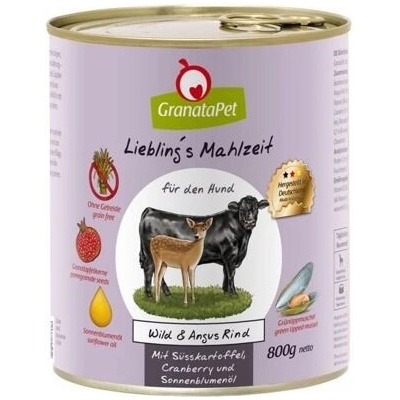 GranataPet Zvěřina & angus hovězí maso 800 g
