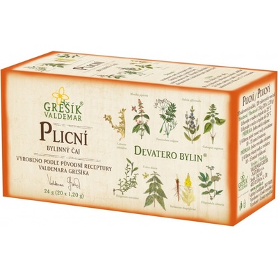 Grešík Plicní čaj Devatero bylin 20 x 1,2 g
