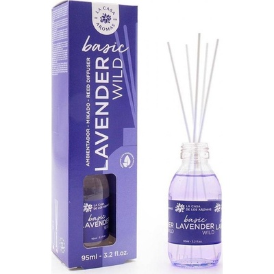 La Casa de los Aromas Basic Lavender Wild vonné tyčinky 95 ml