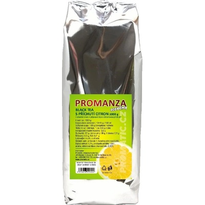 Promatic Promanza ECONOMY Black Tea s příchutí Citron 1000 g