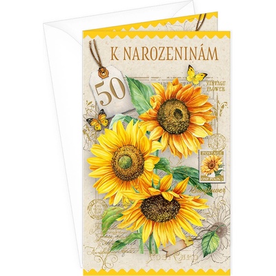 ARGUS Přání k 50.narozeninám 15-6575c50