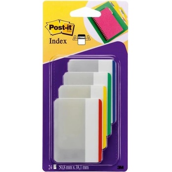 POST-IT Post-it index silný široký klasické farby 50,8 x 38 mm