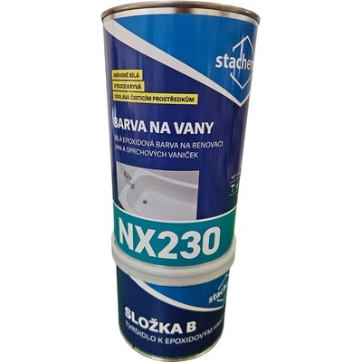 Stachema Dvousložková epoxidová barva na vany S2321 / 1,4kg bílá lesk