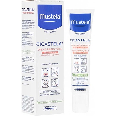 Mustela Cicastela Day Cream възстановяващ крем за раздразнена кожа за деца 40 мл