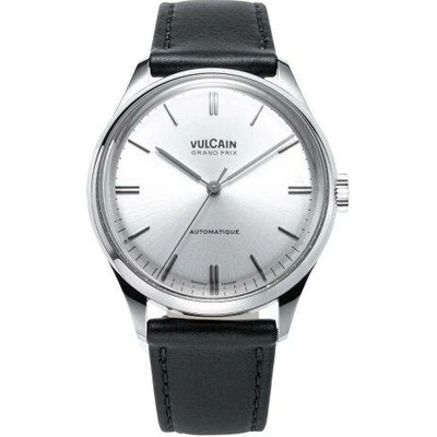 Vulcain Grand Prix Silver Black Plain