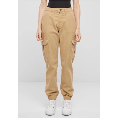 Urban Classics Дамски панталон в бежов цвят Urban Classics Ladies PantsUB-TB5454-03738 - Бежов, размер 33