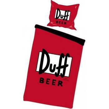 Trendimport povlečení Simpsons Duff Beer bavlna 140x200 80x80