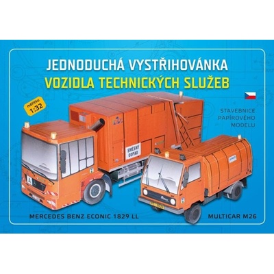 Vozidla technických služeb stavebnice papírového modelu