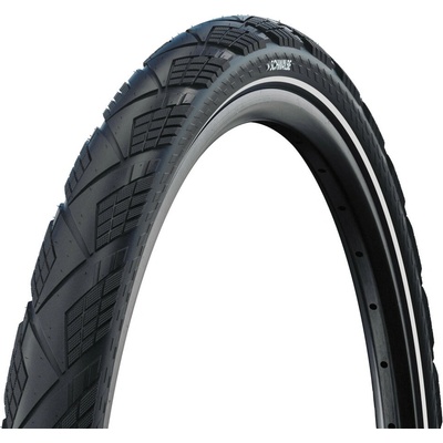 SCHWALBE SCHWALBE Marathon Efficiency RaceGuard drôt ADDIX GREEN Black+Reflex 28x2.15