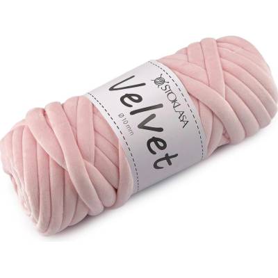 Příze Marshmallow silná Velvet Ø10 mm 500 g Varianta: 8 (022) růžová nejsv., Balení: 1 ks