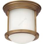 Elstead Lighting Quintiesse QN-HADRIAN-MINI-F-BR-OPAL - Външно таванно осветително тяло HADRIAN 1xE27/60W/230V IP44 (ED1050)