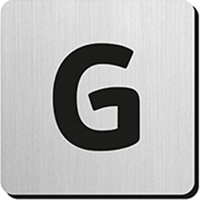 JNF - Piktogram písmeno "G" IN.34.300 - 75 mm - nalepovací