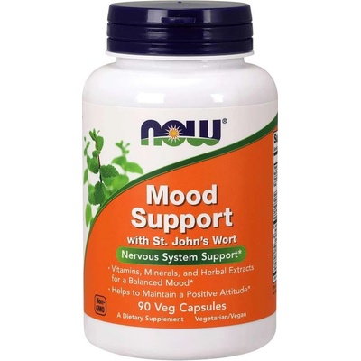 Now Foods Now Mood Support s třezalkou duševní rovnováha 90 rostlinných kapslí