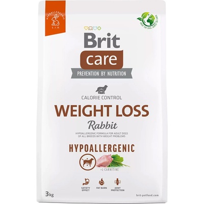 Brit Care Hypoallergenic Weight Loss Rabbit 2 x 3 kg