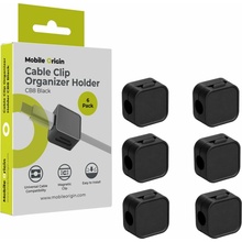 Mobile Origin Magnetický organizér káblov CB8, 6 ks, Čierna MO-CM-CB8-BLK