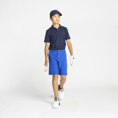 Inesis detské golfové šortky MW500 tmavomodrá