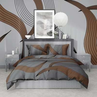 Stanex krep obliečky Gold Ribbon 140x200 70x90
