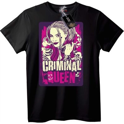NOONEBRAND Тениска Престъпна Кралица - XL, Black
