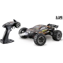 Absima Racer černá oranžová komutátorový RC model auta elektrický Truggy 4WD 4x4 RtR 2,4 GHz vč. akumulátorů a kabelu k nabíjení 1:16