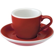 Loveramics Egg Espresso šálka s podšálkou červená 80 ml