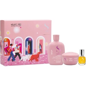 ALFAPARF Milano Semi di Lino Moisture Holiday Kit подаръчен комплект за интензивна хидратация 3 бр