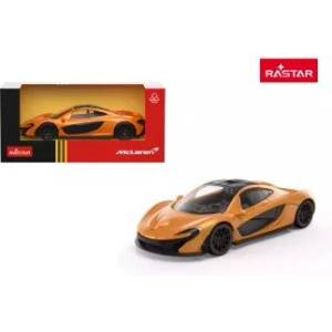 Rastar Малка метална кола McLaren P1 в мащаб 1: 43, оранжева