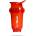 GymBeam Шейкър Tritan Clear Orange 500 ml