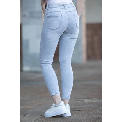 Skinny džíny REGIE GREY MS5915-F Světle šedá
