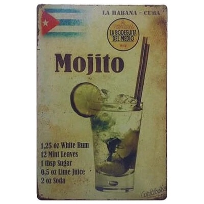 Ceduľa Mojito