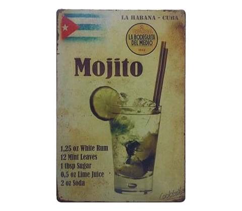 Ceduľa Mojito