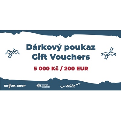 Water Element Darčekový poukaz 5 000 / 200 EUR