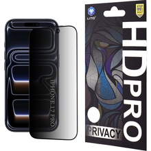 Lito ochranné sklo HD Pro Privacy pro iPhone 17 Pro černé 162790