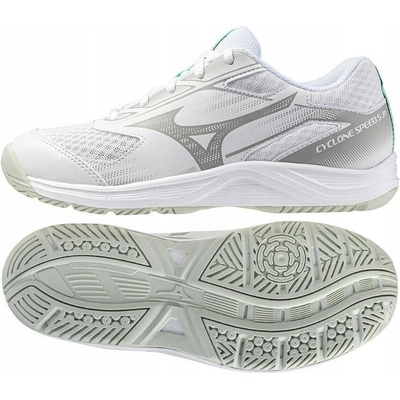 Mizuno Cyclone Speed 5 Jr. White/Black/Frozen Emerald