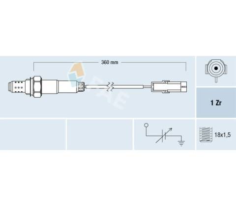 Lambda sonda FAE 77101