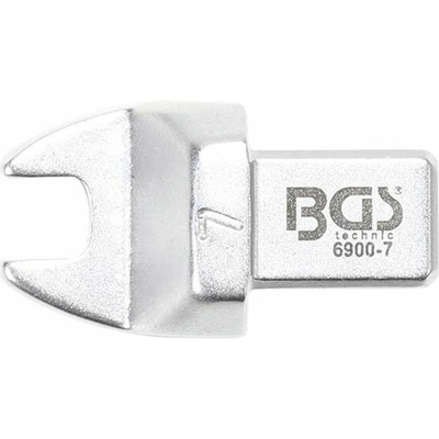 BGS Technic Nástrčný plochý otevřený klíč 7 mm s upnutím 9x12 mm BGS 6900-7