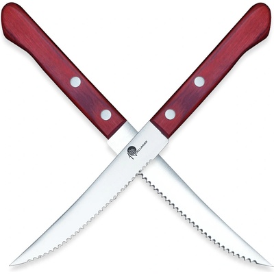 Dellinger Нож за пържоли EASY, 10 см, червен, Dellinger (DNGR8595705404670)