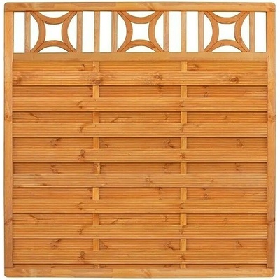 Werth Holz Bern Plotová zástěna zdobená, 180 × 180 cm, borovice, smrk 84415