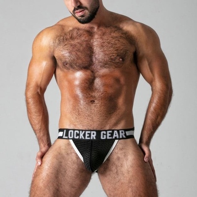 Jocksy Locker Gear LK0526 Push It Jockstrap biele