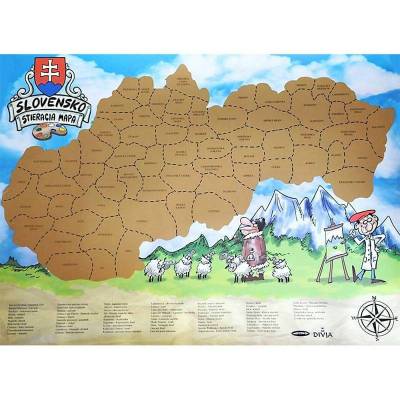 Stieracia mapa Slovenska - objavujte krásy krajiny!
