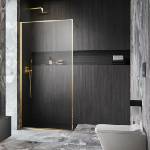 Radaway Душ параван Radaway Modo F II, гланцово-прозрачен, златист, 50 см, закалено стъкло 8 мм (10409054-09-01)