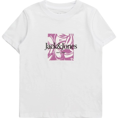 JACK & JONES Тениска 'Lafayette' бяло, размер 122
