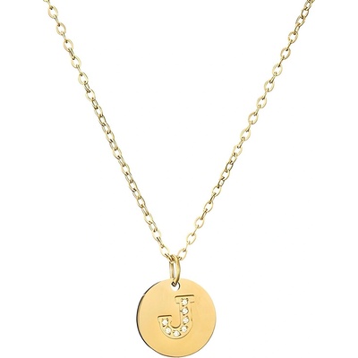 HARAHU Колие Абецеда - j / Златна kp21216 (21216)