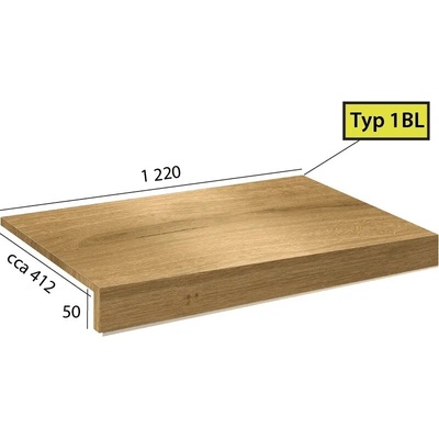 Karndean International Ecoline Step - 1 BL schod bez nosu 9592 Dub kráľovský prírodný