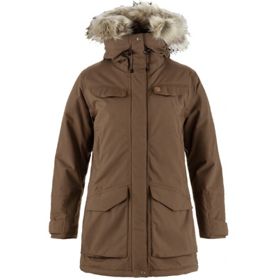 Fjällräven Nuuk Lite Parka W hnedá