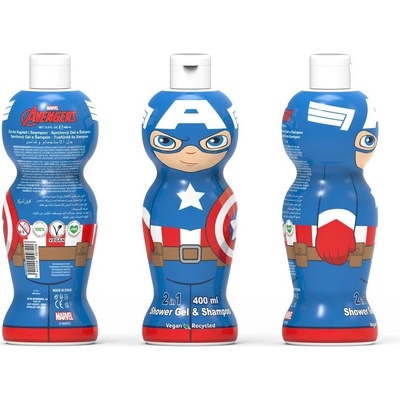 Epee Captain America shower gel and shampoo 400 ml