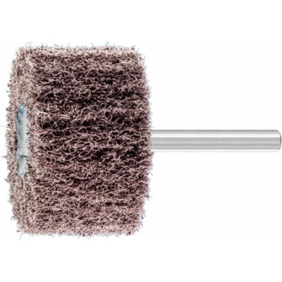 Bibielle RB0017 | Brúsny vejár z brúsneho rúna so stopkou 50x40-6 mm, Z180 MEDIUM - stredný