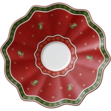 Toy's Delight podšálka k šálke na kávu s mliekom 0,3 l 19 cm červená