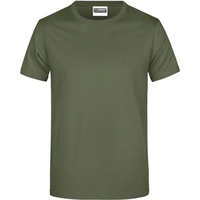 James & Nicholson JN 797 pánske tričko olive