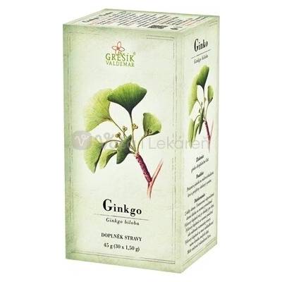 Grešík Ginko bylinný čaj 30 x 1,5 g nálevových vrecúšok