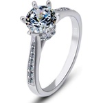 Silenti Jewelry Сребърен пръстен "Смирение" - 8 - 57мм (18.1мм диам. )